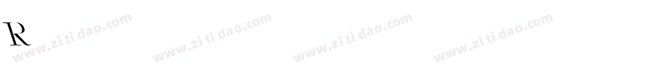 ReedFont Italic字体转换